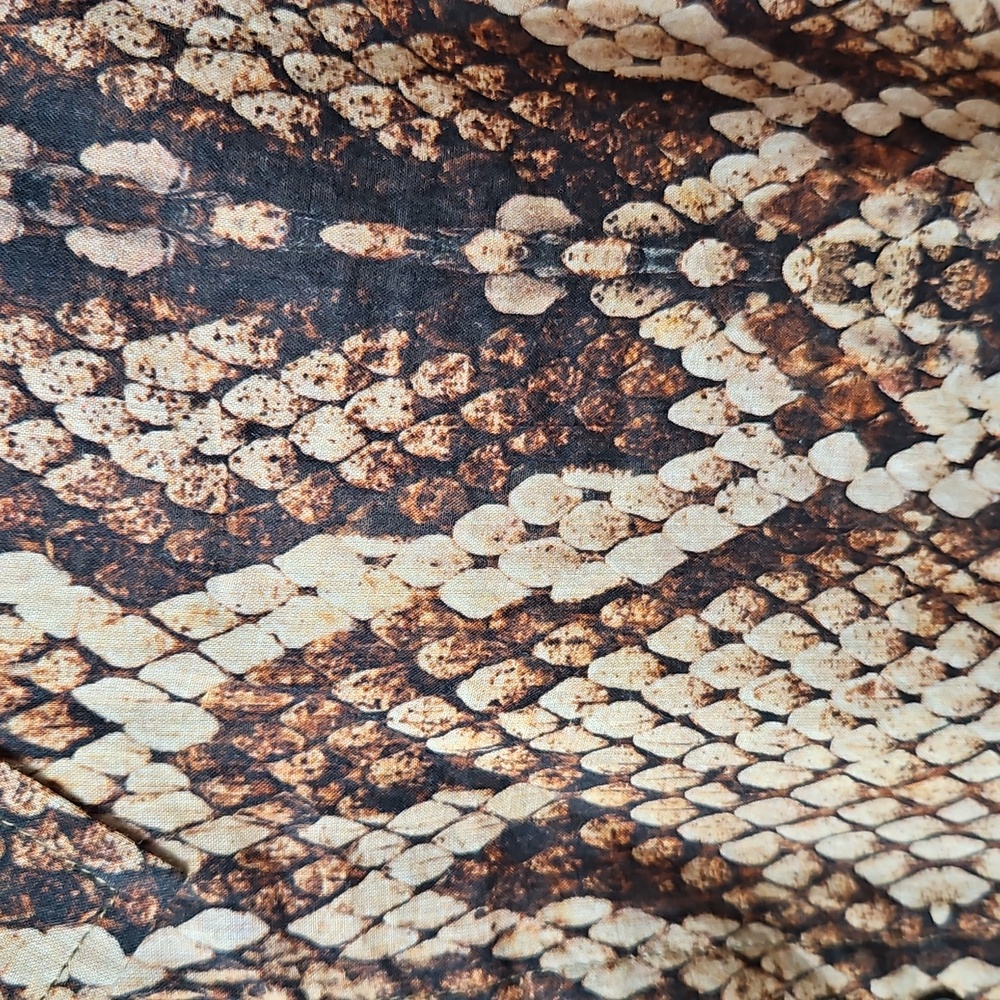 ASOS Brown Snake Print Shirt - Picture 3 of 6